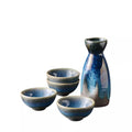 Japanese retro wine set wine bottle suit white wine cup ceramic liquor cup clear pot for home wine cup tea cup accessible luxury