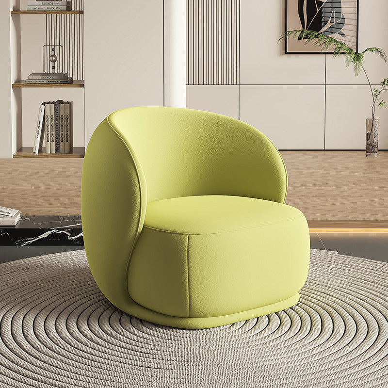 Minimalist cream style living room single sofa chair designer bedroom sofa chair japanese lazy casual sofa