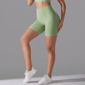 New arrival free underwear without embarrassing lines high waist tight zero-sense three-quarter pants sports running fitness yoga shorts for women