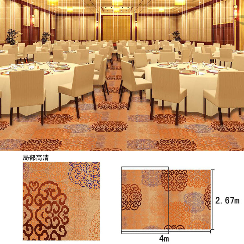 New arrival carpet seahorse 1200g star hotel banquet restaurant restaurant club thickened fireproof large area commercial