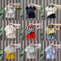 boys' summer outfit: new, fresh, and stylish children's clothing - cool and trendy two-piece short-sleeve set for boys
