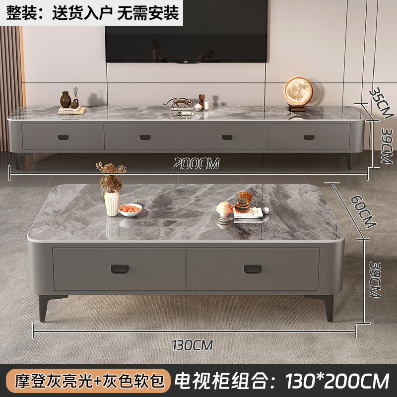 Accessible luxury solid wood coffee table small apartment living room for homecasual modern tea table new arrival small apartment office small table
