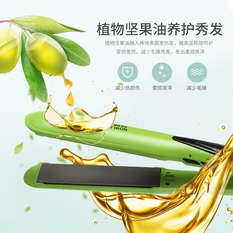 new arrival lcd digital temperature-adjustable hair straightener, hair straightener, hair straightener, dual-purpose hair straightener, hair curling iron