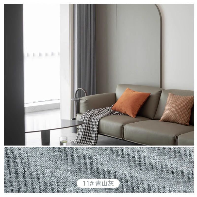 Japanese style thickened full blackout cotton and linen curtains blackout and heat insulation curtain cloth living room bedroom hotel shaoxing curtain wholesale