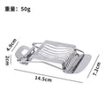 stainless steel egg slicer - multifunctional egg cutter for quick slicing, fancy egg cutting, and fruit slicing