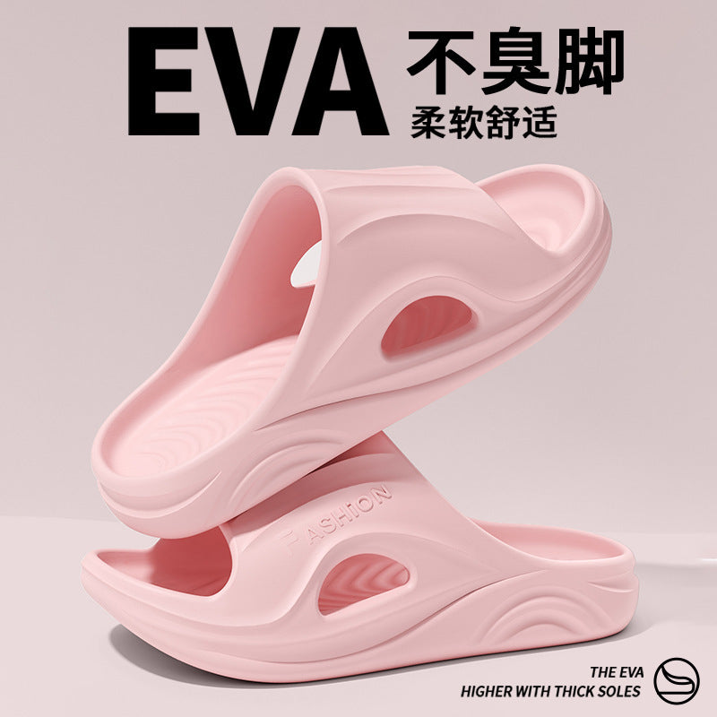 Eva slippers men's indoor couple home soft sole household 2025 new bathroom bath anti-slip sandals outdoor wear