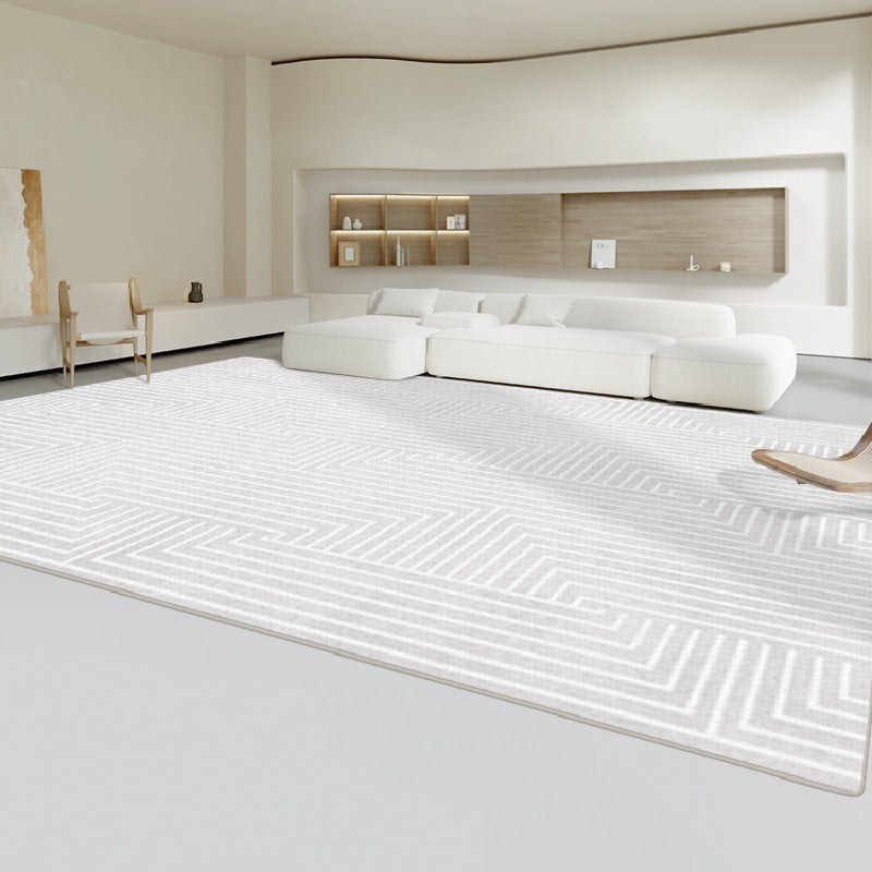 Living room carpet cream style classyaccessible luxurycasual sofa coffee table blanket for home no-wash large area full floor mat