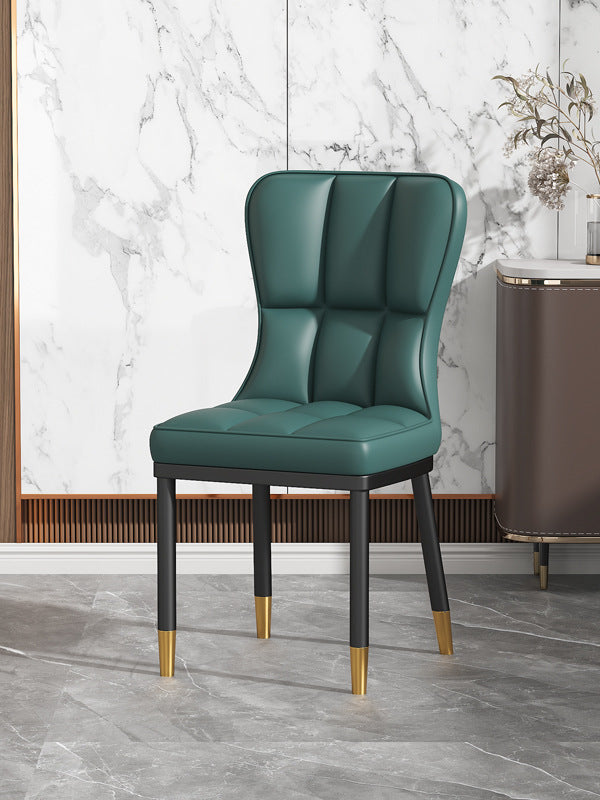 Scandinavian modern casual dining table and chairsaccessible luxury dining chairfor home soft bag casual restaurant back chair commercial hotel stool
