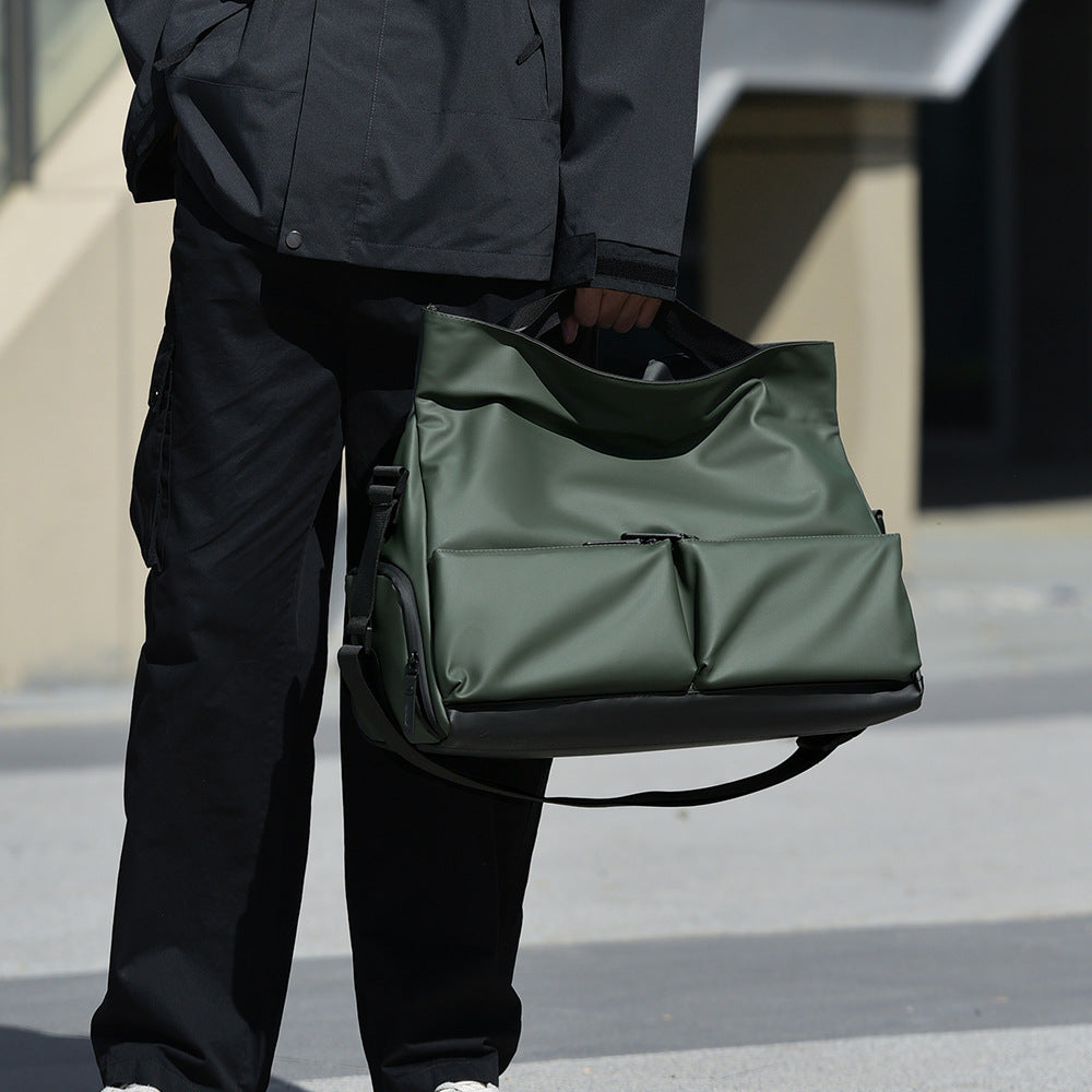 New fashionable men's and women's same niche travel bag short-distance portable large-capacity fitness bag dry and wet separation shoe compartment