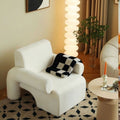 Nordic light luxury single sofa small apartment designer creative living room balcony lazy popular cashmere sofa chair