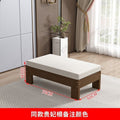 Solid wood sofa combination new chinoiseriefor home living room small apartment straight row three-person slot simple rental room single sofa