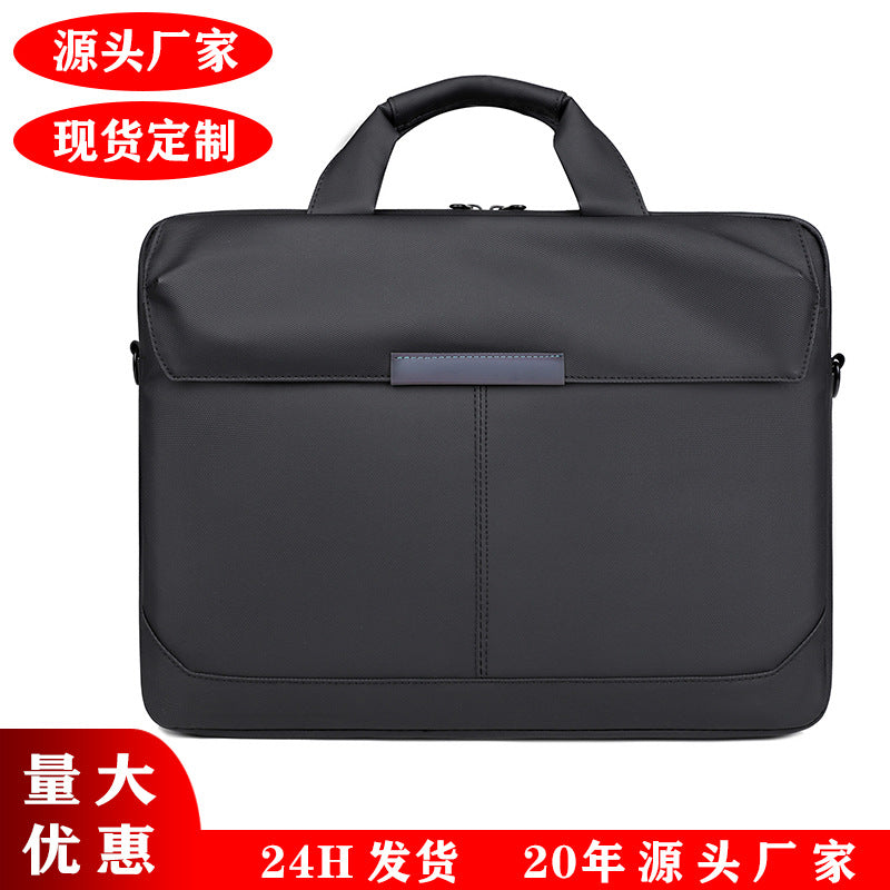 New computer bag men's large-capacity business notebook office foreskin film waterproof and lightweight portable storage briefcase