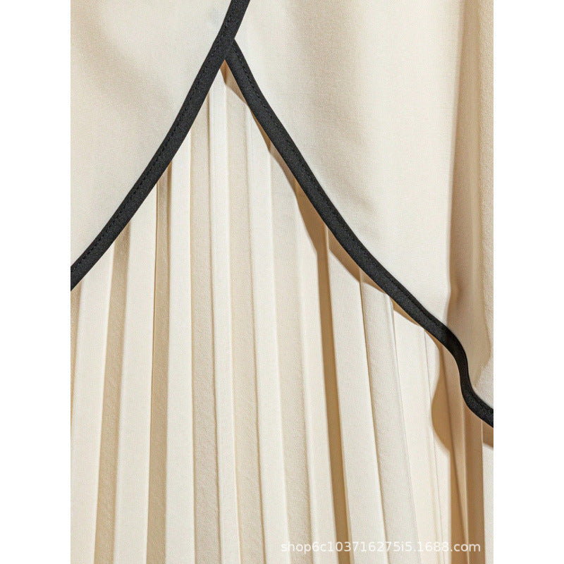 Xibo women's clothing  summer new arrival: popular, high-end, and designer long dress - spring collection, high-waisted, slimming, white