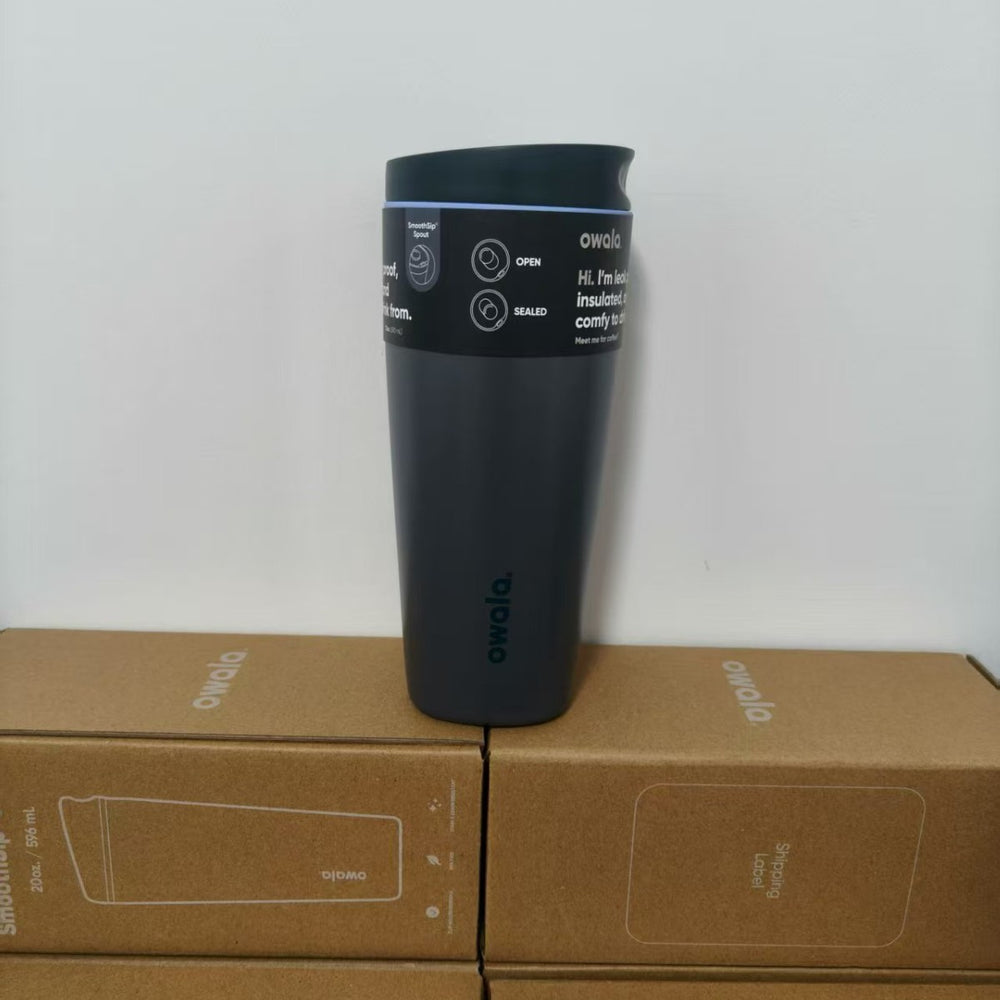 Amazon owala direct drinking coffee cup 304 stainless steel vacuum thermos cup for home office portable cup