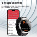 2025 new non-invasive blood glucose & blood pressure monitoring smartwatch - uric acid, lipid, heart rate tracking, nfc payment, and call functionality for seniors