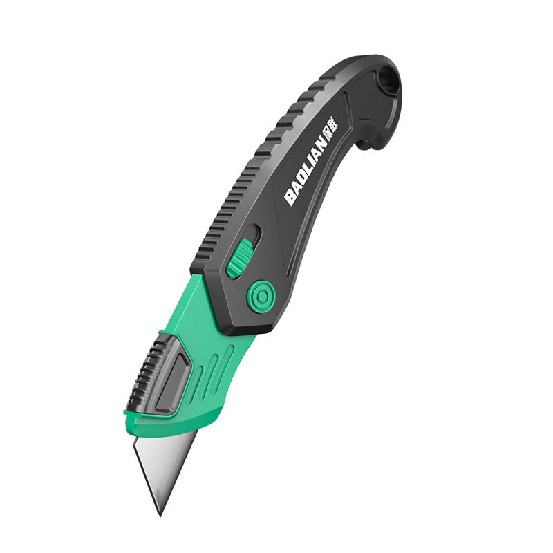 Foldable utility knife - heavy duty, high hardness, multi-purpose cutting tool for leather, carpet, and more. durable, drop-resistant, and designed for fast, effortless cuts