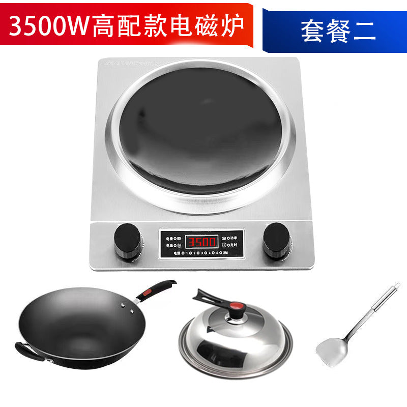 Concave induction cooker 5000wfor home hot water boiler high power stir-fry multi-function battery stove fierce fire stove cross-border