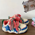 Women's white sneakers - new autumn 2026 collection: perfect with skirts, trendy & unique design, casual & versatile platform sneakers