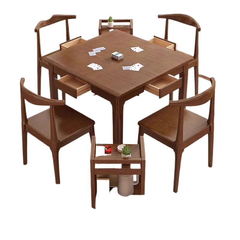Solid wood small square table square dining table eight immortals table square table tea table special table for egg beating chess and card table playing cards table