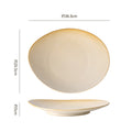 14.3inch plate-kiln turns warm white