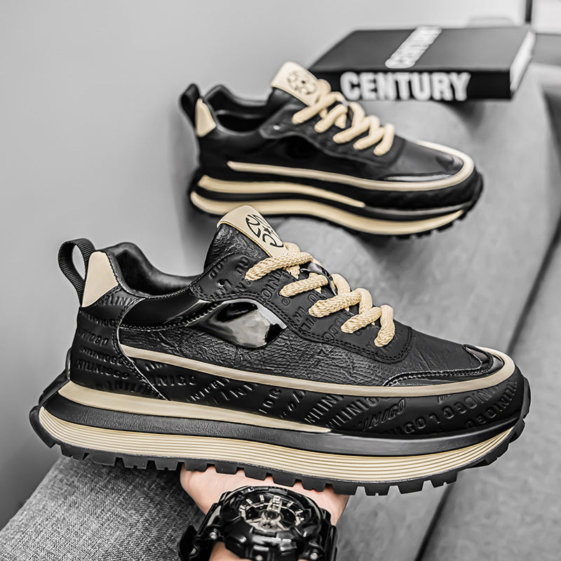 Douyin kuaishou live broadcast spring men's shoes breathable sports casual dad shoes men's trendy k-style shoes forrest gump shoes