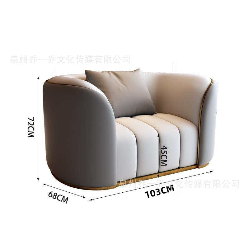 Beauty salon sofa office business reception lounge area negotiation sofa coffee table combination hotel home living room