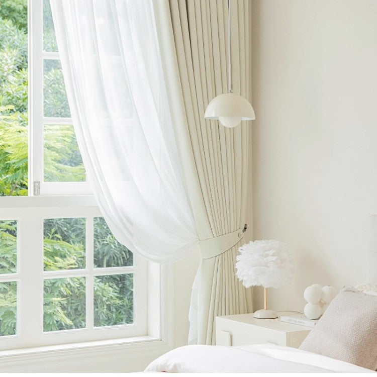 Cheese cashmere chenille curtains - blackout, thickened fabric, premium feel for living room and bedroom. wholesale shaoxing curtains