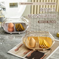 Lecheng new product powder puff storage box transparent dustproof desktop beauty egg air cushion storage box makeup egg portable storage