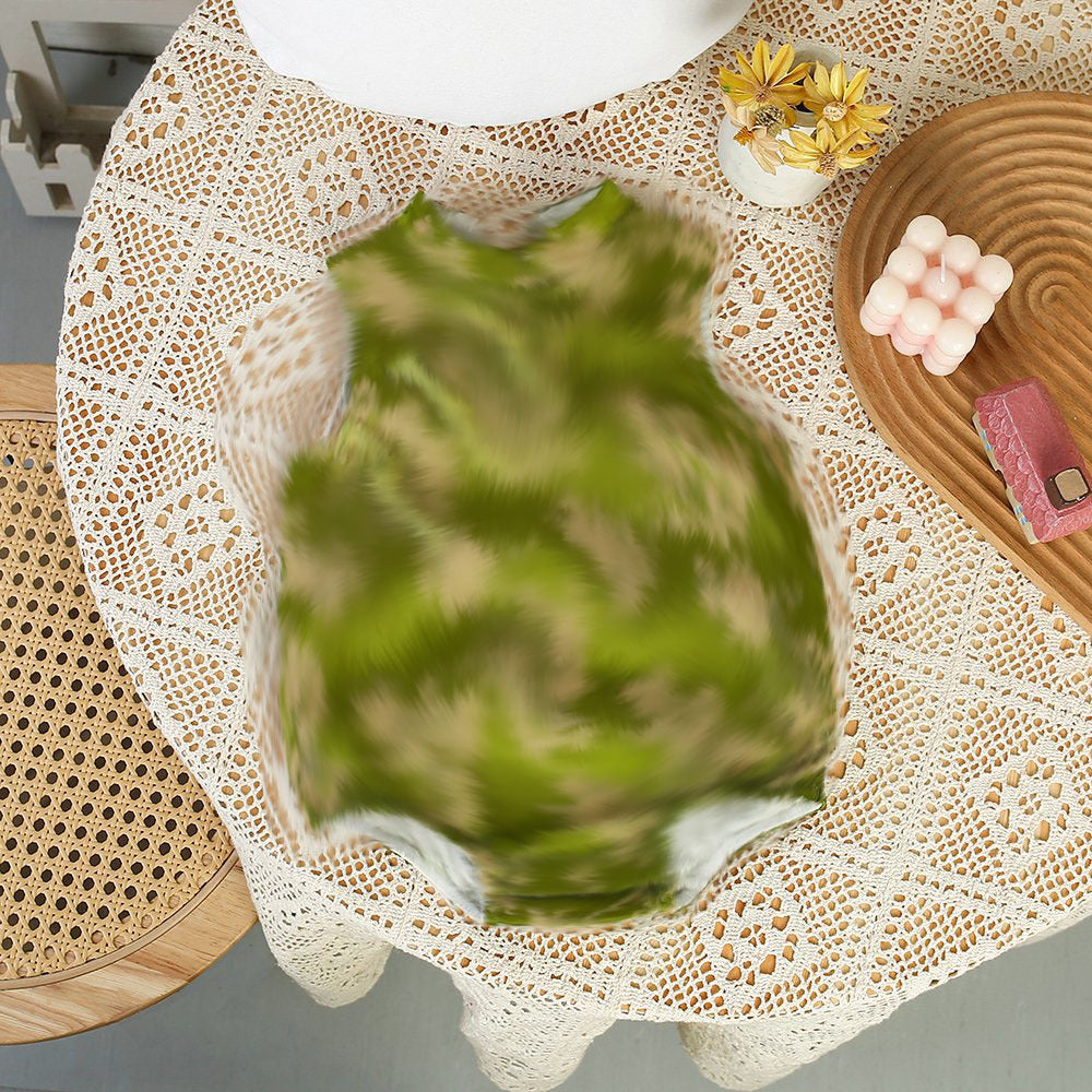 summer new chinese style hanfu cheongsam bodysuit for girls - floral sleeveless children's summer cheongsam outfit