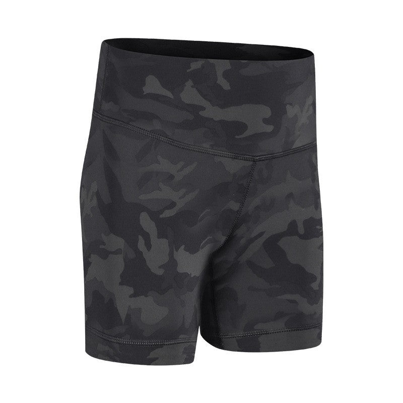 High-waisted, slim-fit yoga shorts for women - tummy control, butt lift, stretchy capri length - perfect for summer running, fitness, and cycling (s2064)