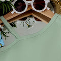 Children's clothing  cross-border fashionnew arrivalgirl suspender green dresssummer