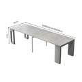 Customizable italian minimalist dining table from factory direct – extendable, detachable, light luxury, high-end, large dining table for multiple guests