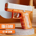 [customized] manual continuous reloading mini glock water gun summer outdoor water gun beach kids toy