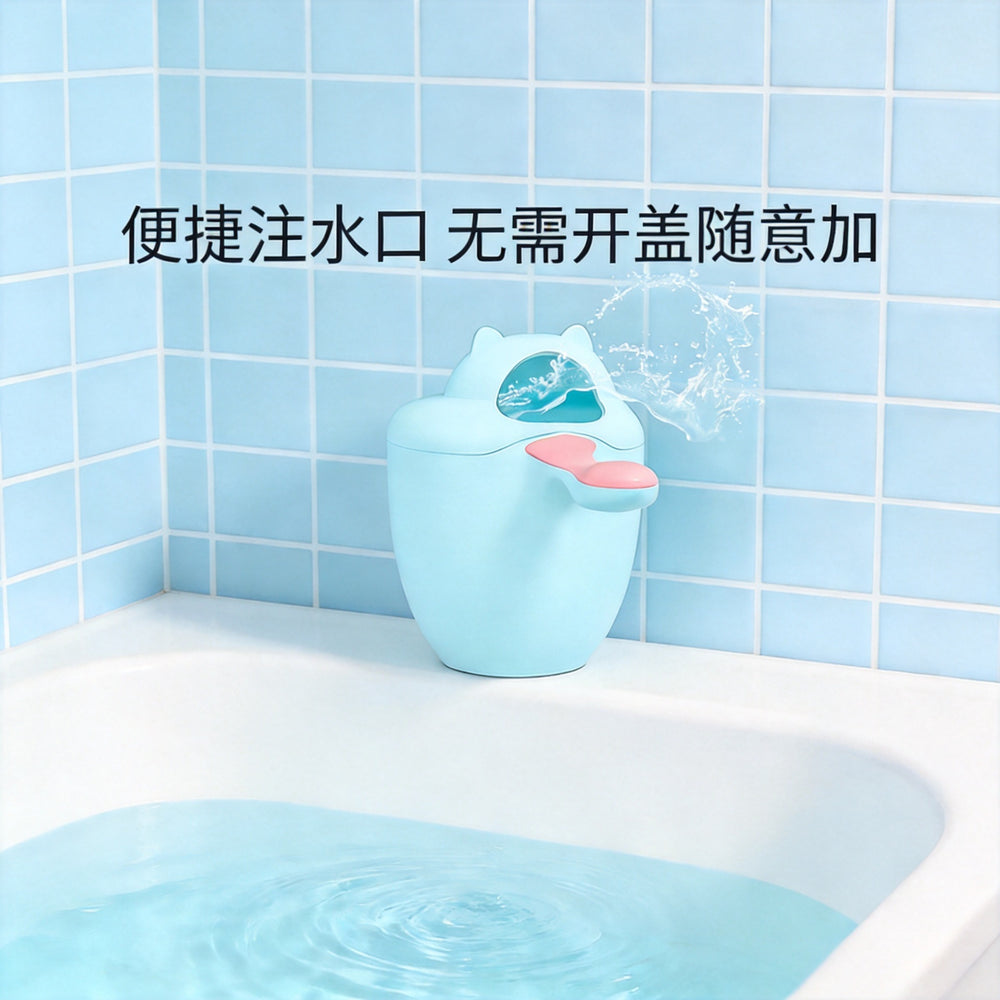Baby shampoo cup kids shower cup baby bath spoon plastic bath water scoop kids water spoon scoop large