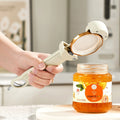 Universal bottle opener & can opener - multi-functional home appliance for opening bottles, cans, and jars - manual lid remover