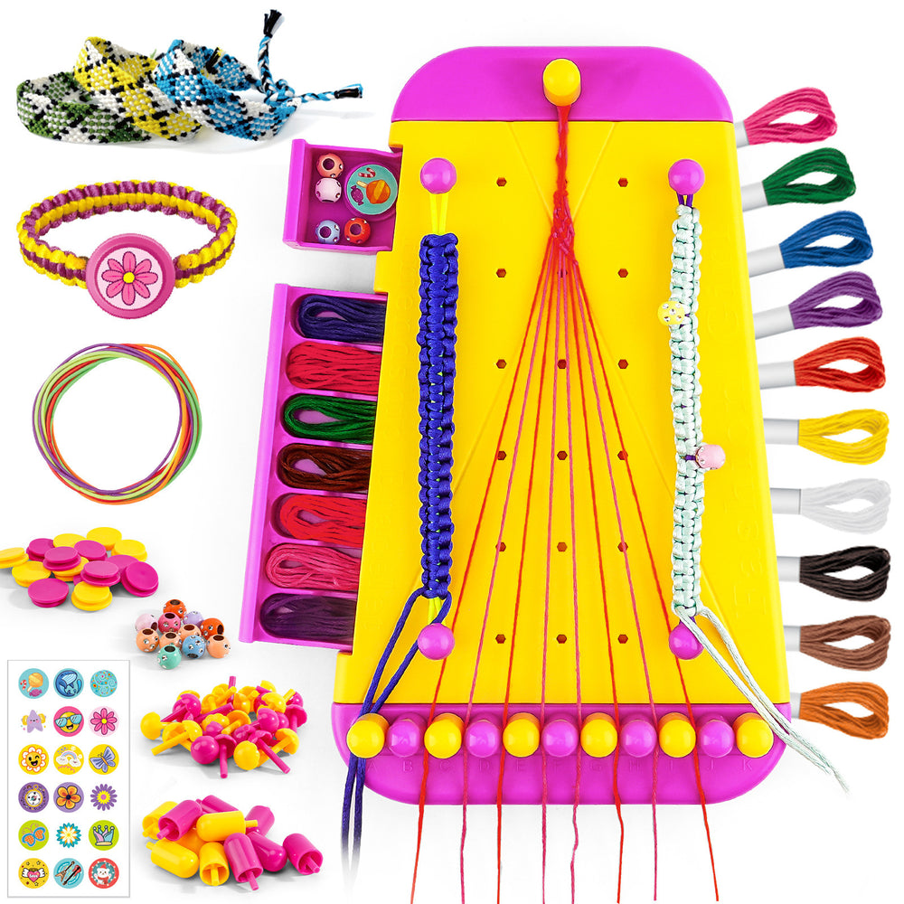 children's bracelet box braided rope diy friendship rope toy girls educational handmade gift beading amazon