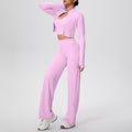 Cloud-feel halter neck one-piece cup sports bra with zipper outerwear yoga set - women's quick-dry running fitness three-piece outfit