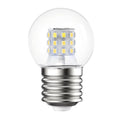 Super bright light bulb led three-color dimming for home screw 5w 7w chandelier e27 transparent small round bulb magic bean energy saving