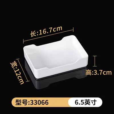 Fat beef plate melamine hotpot restaurant buffet plate tableware barbecue plate commercial side dish dish lettuce bucket haidilao
