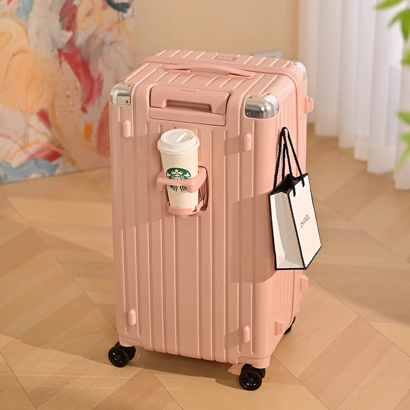 LEE oversized capacity suitcase Women's universal wheel trolley case Men's 30-inch thickened suitcase Boarding check case