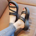 2025 soft and cool slides: summer outdoor wear, non-slip, trendy new style, casual fashion, fairy style, two-wear sole sandals for women