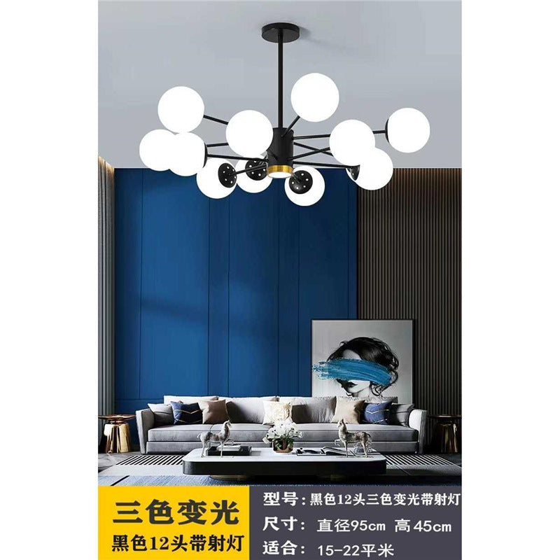 Nordic led pendant light - modern minimalist style for living room,  new arrival, bedroom main light, gold magic bean lamp