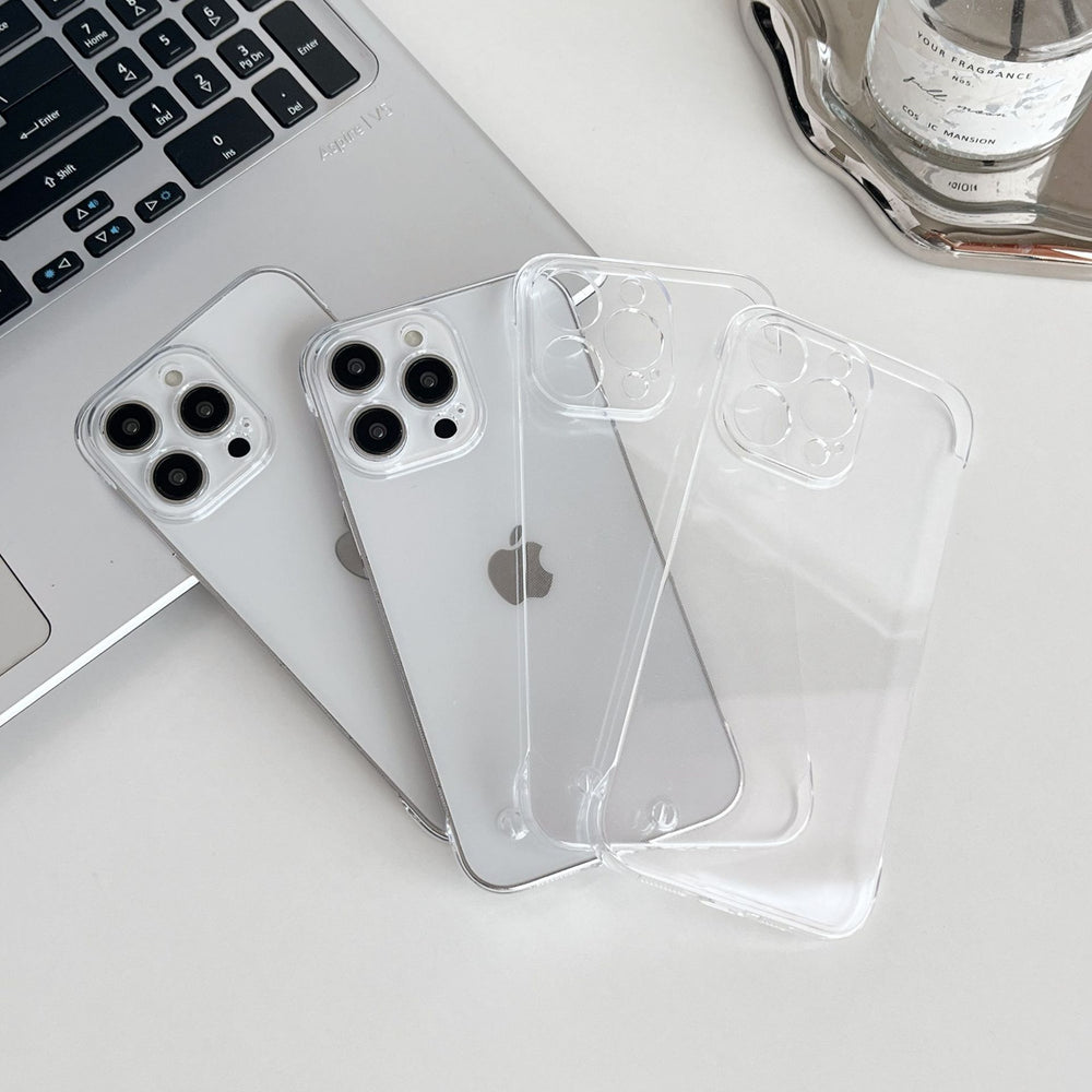 Suitable for apple 16 mobile phone case iphone 15 ultra-thin pc hard case 13 frameless ip11 transparent protective case