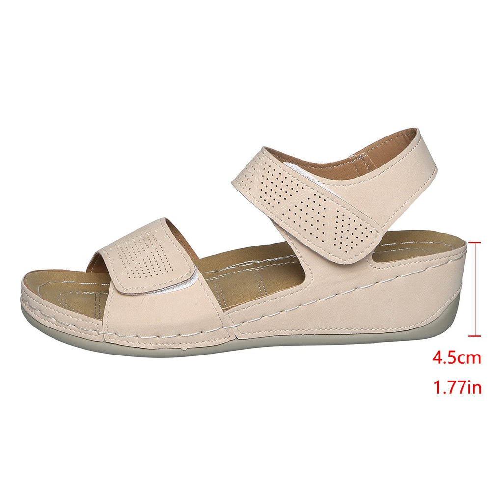 Plus size women's sandals for export -  summer new arrivals: versatile soft-soled sandals for middle-aged and elderly women, perfect with dresses - wholesale