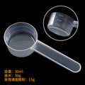 Mask powder spoon 30ml plastic measuring spoon laundry detergent powder fertilizer feed pesticide measuring spoon filled with water 30g