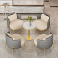 Option b: 60cm diameter round table + 4 individual chairs