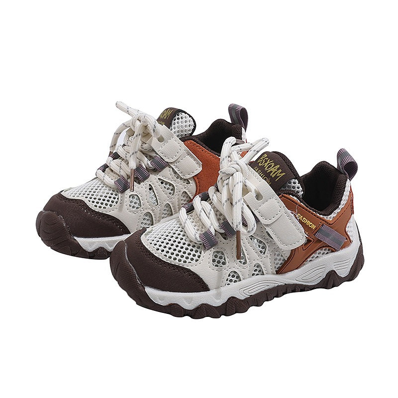 Vancahao boys' athletic shoes -  spring/autumn new collection - lightweight & breathable running shoes for kids, girls' outdoor hiking shoes