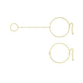 European and american new fashion minimalist bracelet finger bracelet 14k gold plated layered stackable women's jewelry bracelet