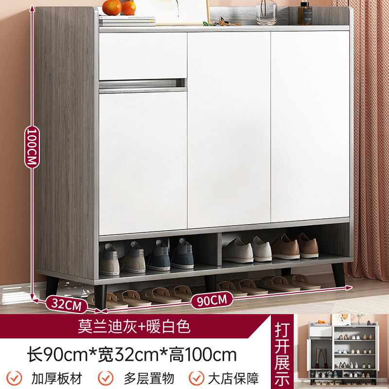 Shoe cabinet Home entrance Simple modern entry Living room Simple small apartment Large capacity Economic storage Shoe rack