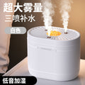 Three-spray humidifier, home use, quiet operation, high mist output, bedroom use, desktop aroma diffuser, small-scale wholesale